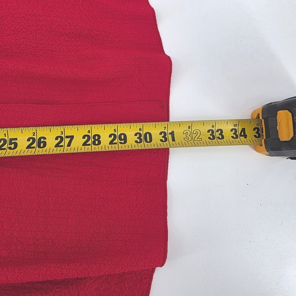 Ali Miles Red Textured 1 Button Front Cardigan Jacket Top 1X Casual Layer Piece - Picture 6 of 7